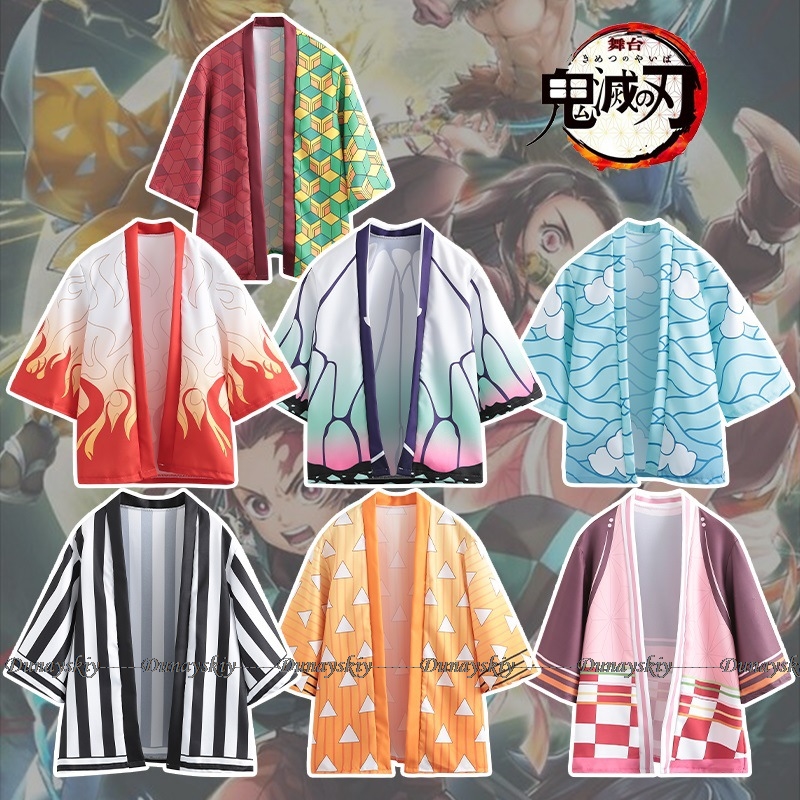 Demon Slayer Haori - Anime cosplay traje manto kimetsu haori