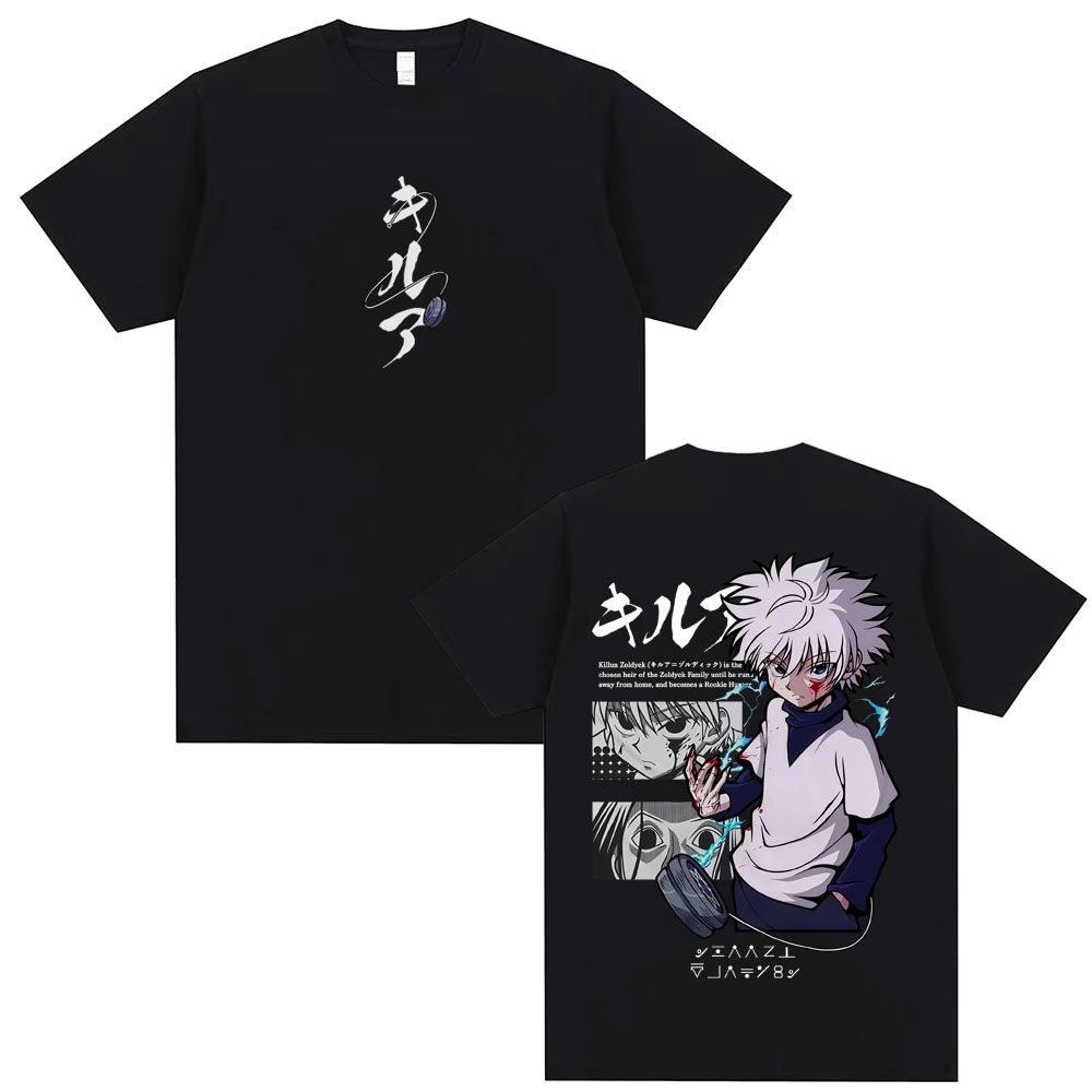 Hunter X Hunter Uniform - Camiseta Unissex Oversized de Algodão Hunter