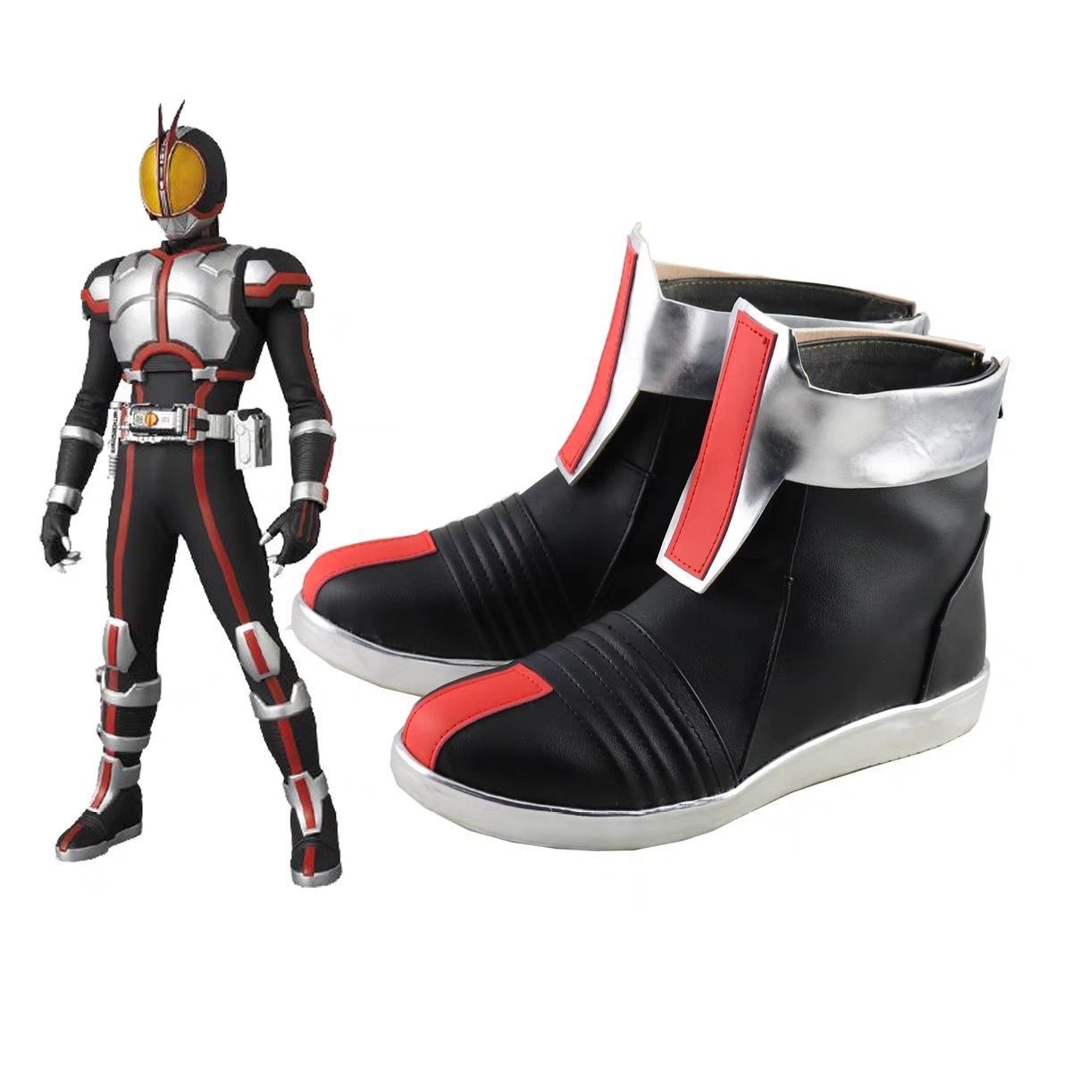 Anime Cosplay Kamen Rider - Botas de Cosplay Kamen Rider 555