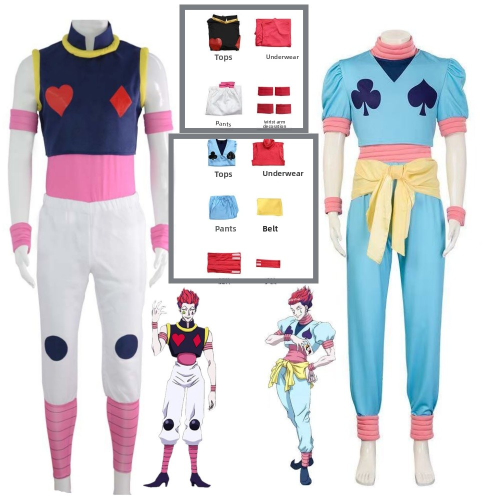 Hunter X Hunter Uniform - Anime caçador x caçador cosplay hisoka