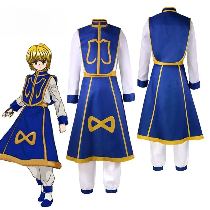Hunter X Hunter Uniform - Manga x caçador kurapika cosplay traje