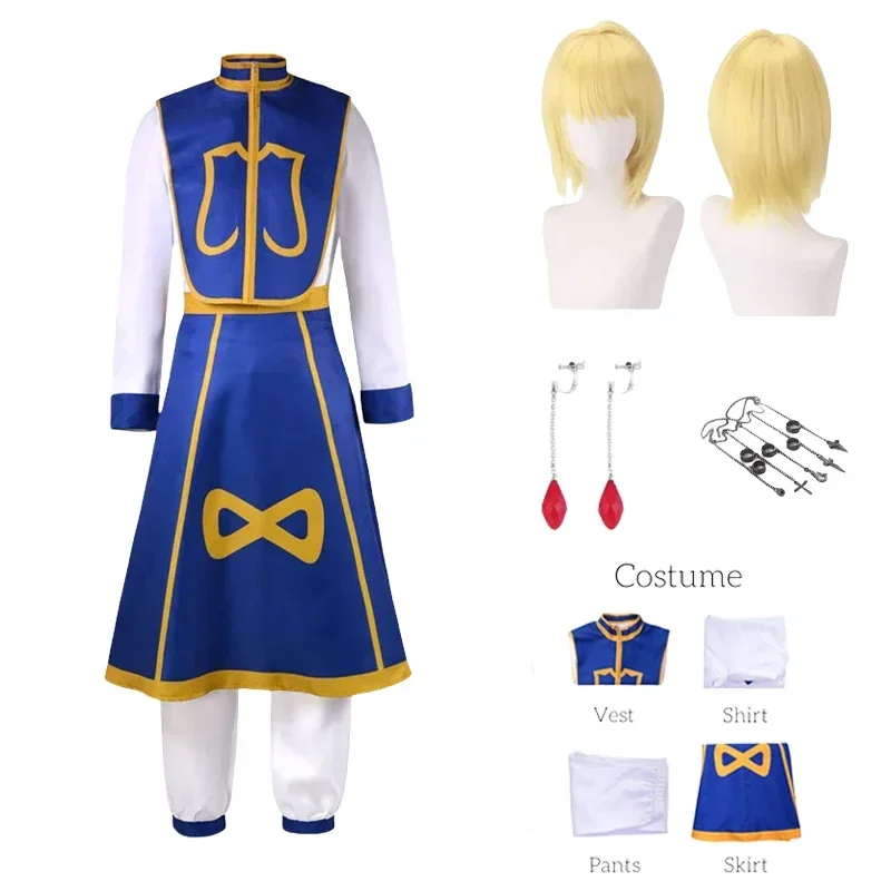 Hunter X Hunter Uniform - Anime mangá caçador x caçador kurapika