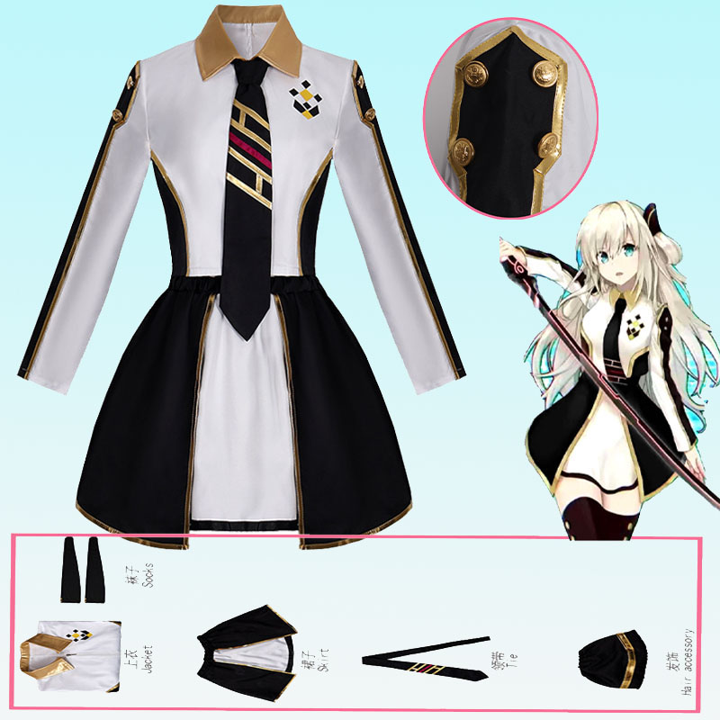 Cosplay Anime Women - Anime feminino traje cosplay terno sky