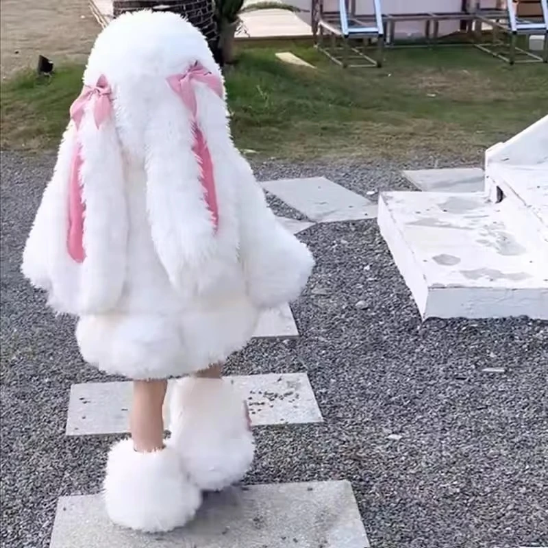 Anime Cosplay Outfit Girl - Fantasia de Coelho de Pelúcia para
