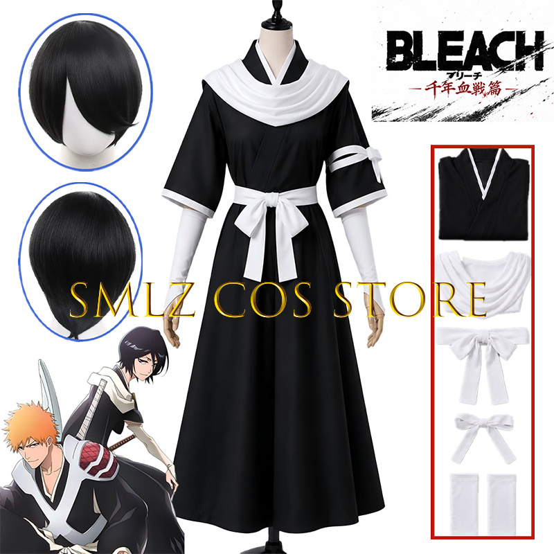 Cosplay Anime Women - 2026 TYBW Rukia Cosplay Kuchiki Fantasia