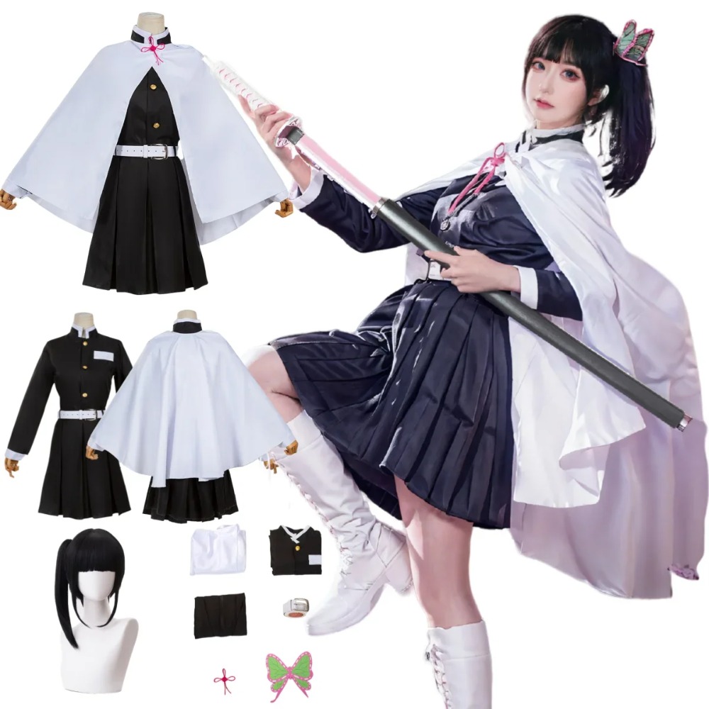 Tsuyuri Kanao Cosplay para Mul - Demon Slayer Haori avaliação e preço
