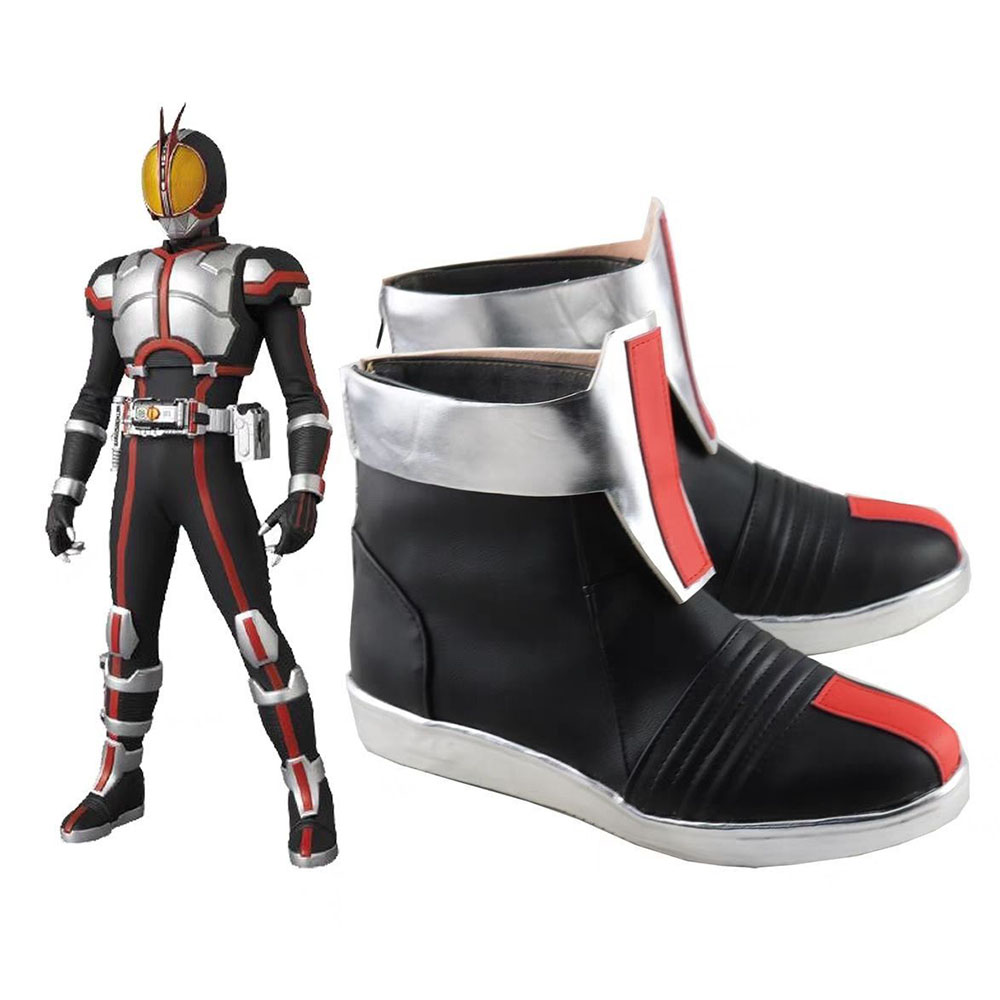 Botas de Cosplay Kamen Rider 5 - Anime Cosplay Kamen Rider avaliação e preço