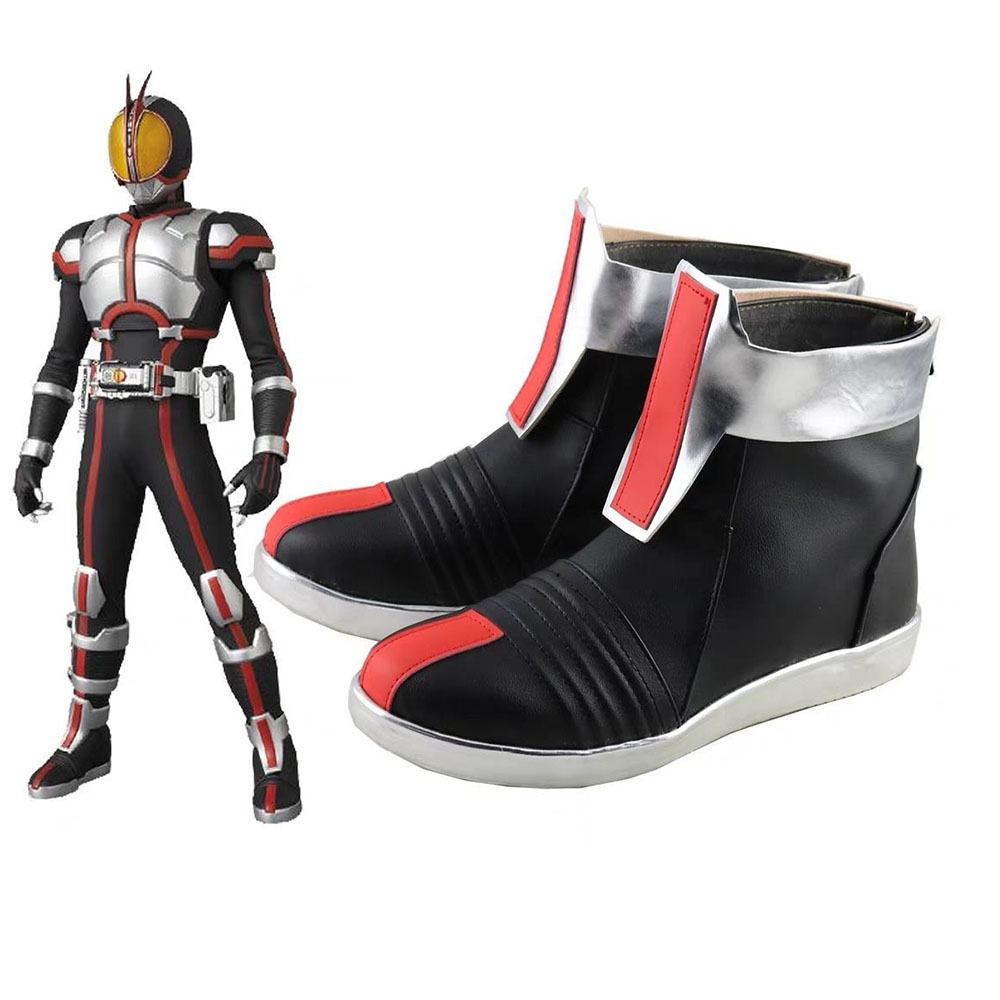 Botas de Cosplay Kamen Rider 5 - Anime Cosplay Kamen Rider avaliação e preço