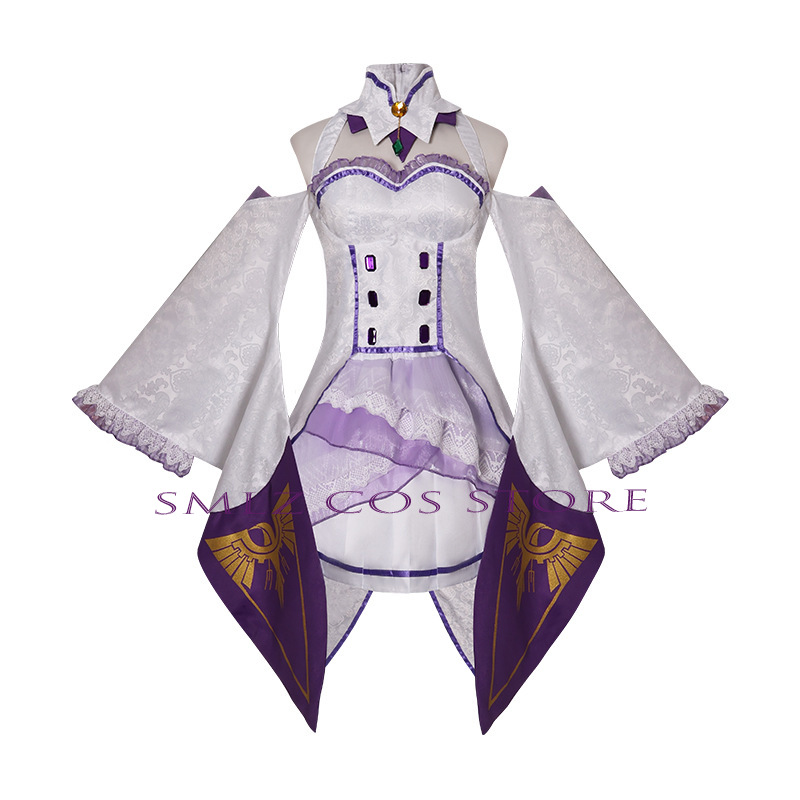 Fantasia de Cosplay Emilia do  - Cosplay Anime Women avaliação e preço