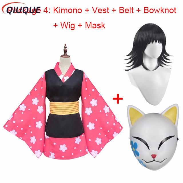 Makomo cosplay traje quimono u - Anime Cosplay Mask avaliação e preço