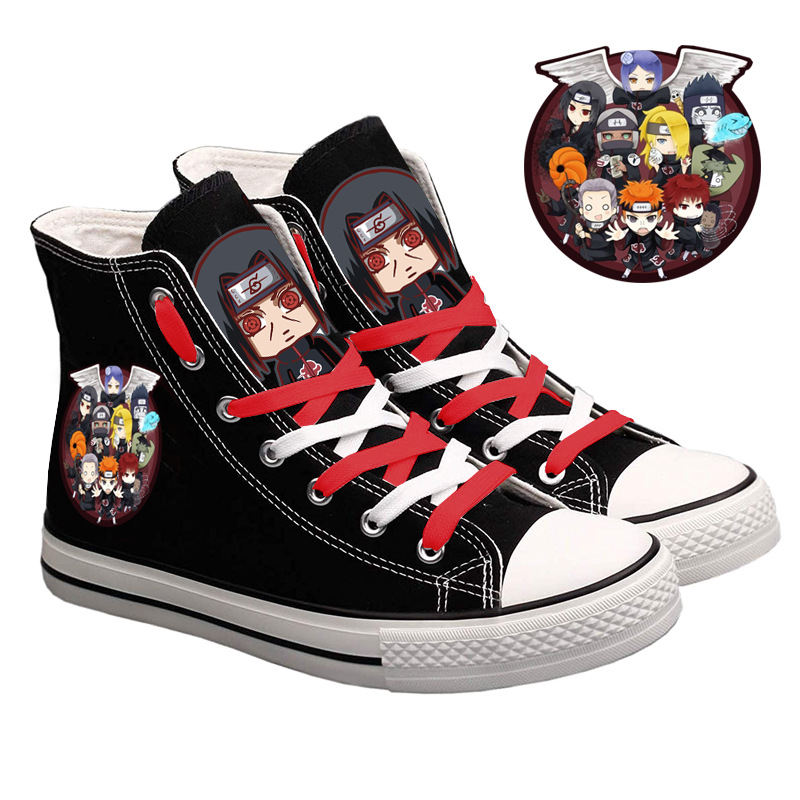 Tênis de Lona Cano Alto Naruto - Anime Cosplay Ideas For Women avaliação e preço