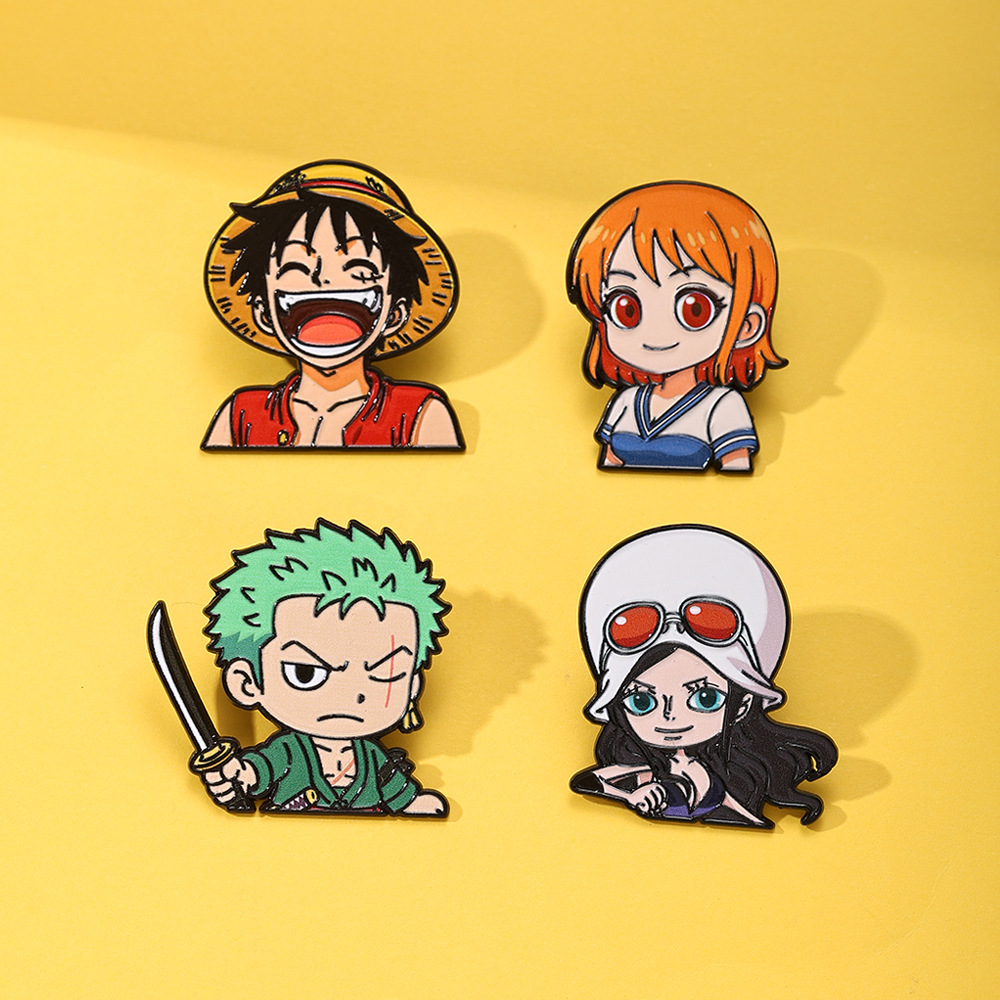 Pin de Esmalte de Anime Luffy, - Anime Cosplay Luffy avaliação e preço