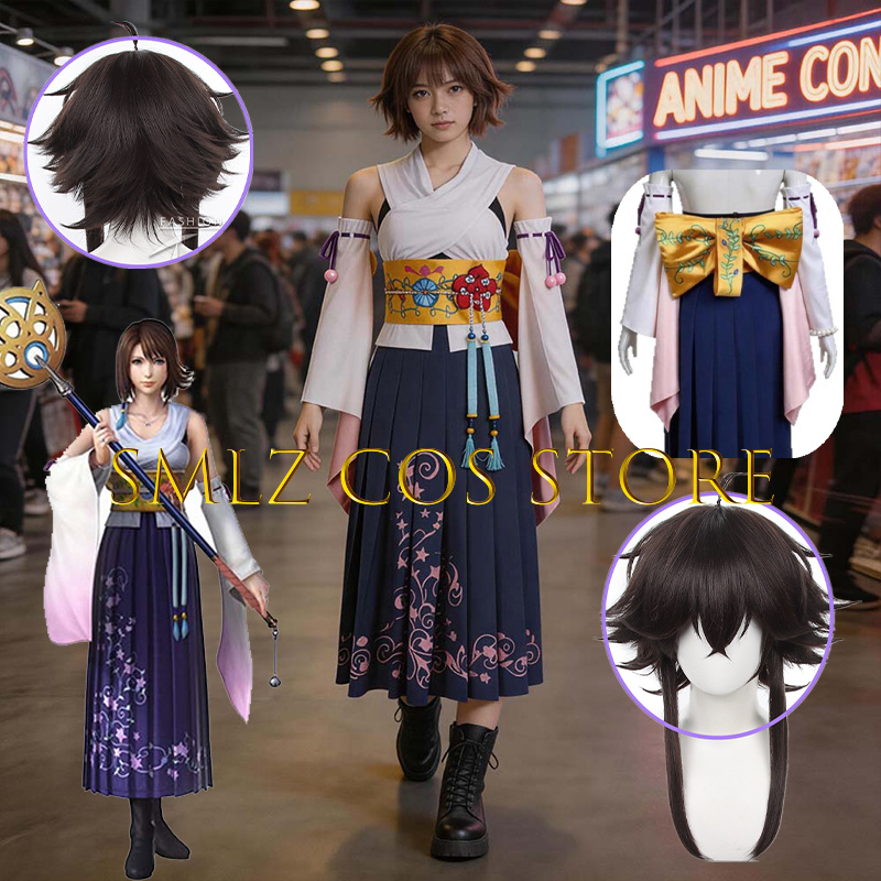 Fantasia Cosplay Yuna FF10 X S - Cosplay Anime Women avaliação e preço