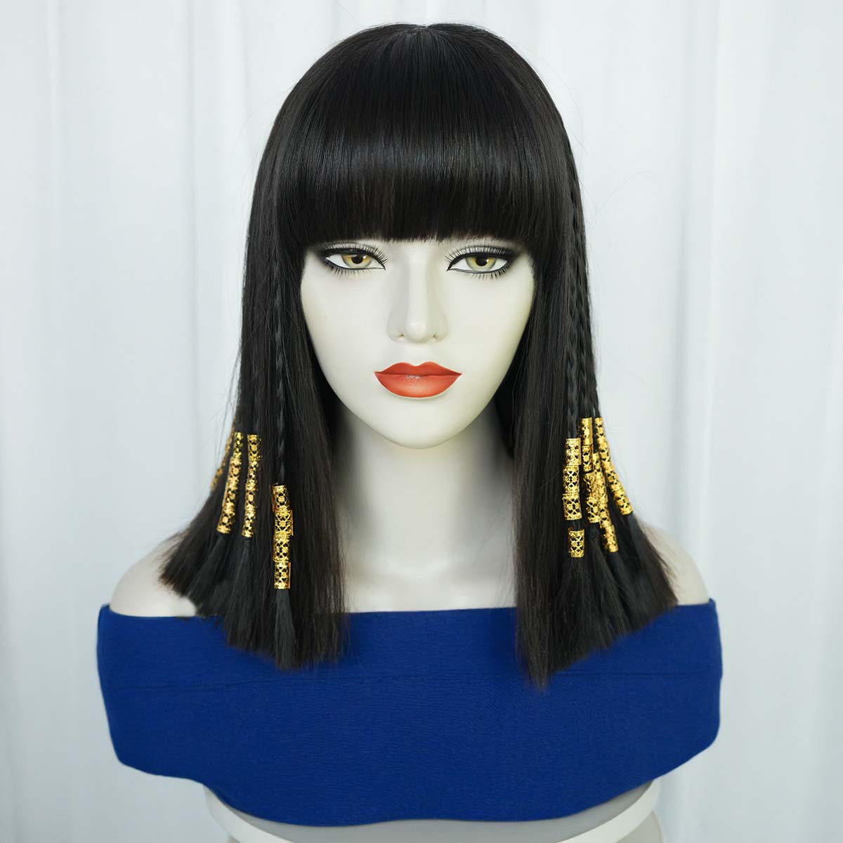 Moda peruca feminina traje de  - Egypt Cosplay Anime avaliação e preço