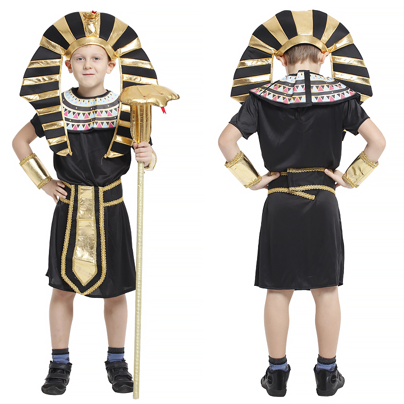 Fantasia Infantil de Faraó Egí - Egypt Cosplay Anime avaliação e preço
