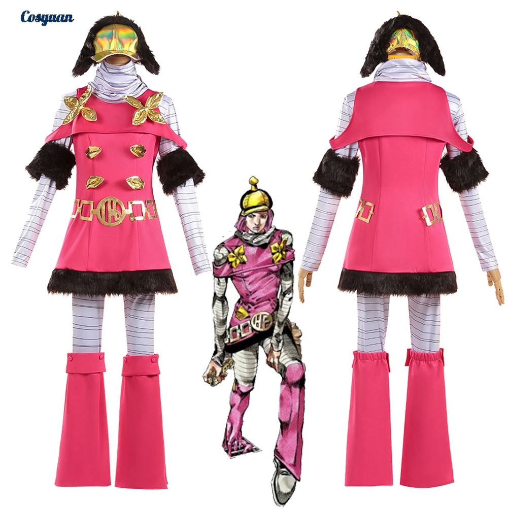 Fantasia de Cosplay Anime JoJo - Cosplay Anime Jojo avaliação e preço