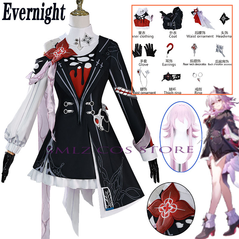 Recém noite cosplay honkai: st - Cosplay Anime Women avaliação e preço