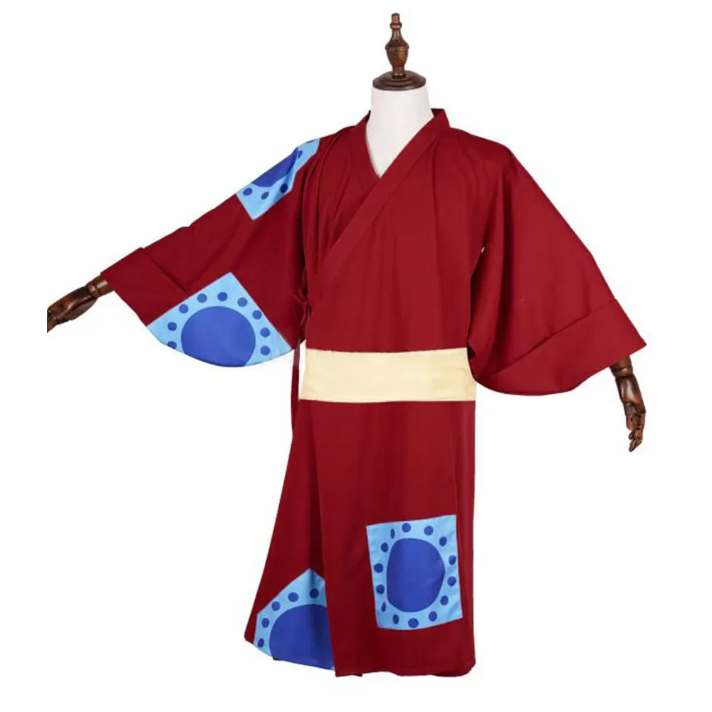 Quimono vermelho anime um maca - Anime Cosplay Luffy avaliação e preço