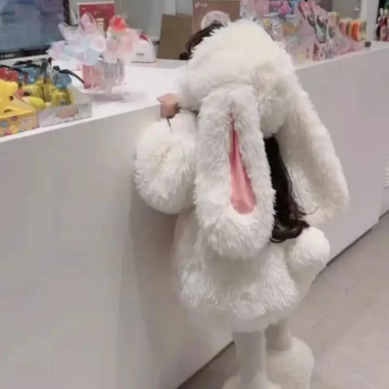 Fantasia de Coelho de Pelúcia  - Anime Cosplay Outfit Girl avaliação e preço