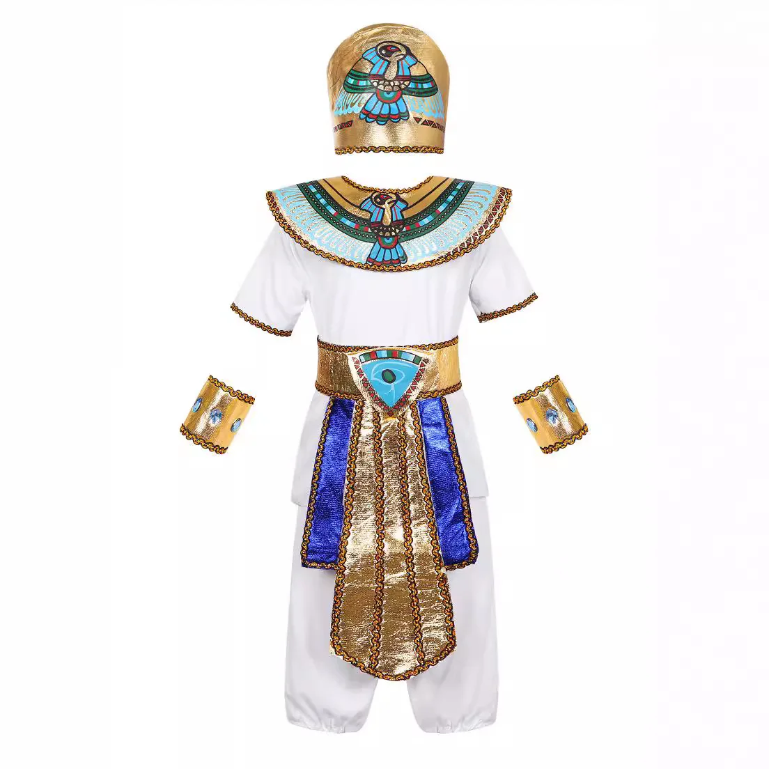 Fantasia Infantil de Faraó Cle - Egypt Cosplay Anime avaliação e preço